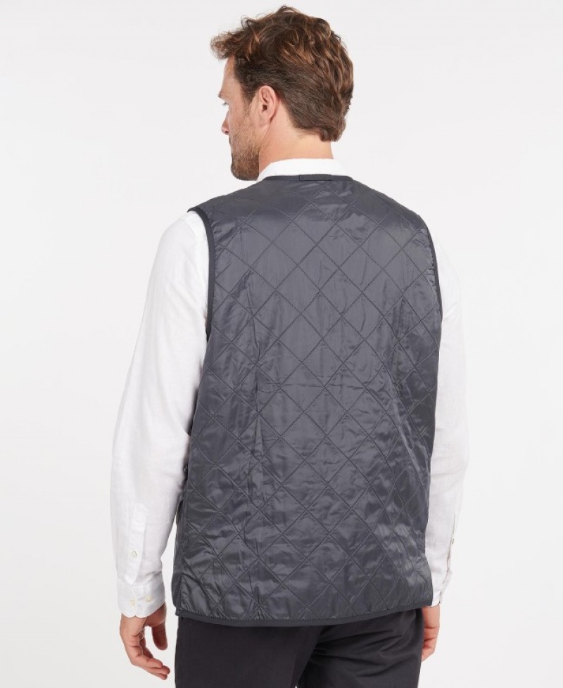 Chalecos Barbour Polarquilt Zip-In Liner Waistcoat Hombre Azul Marino Mexico | P1C84522