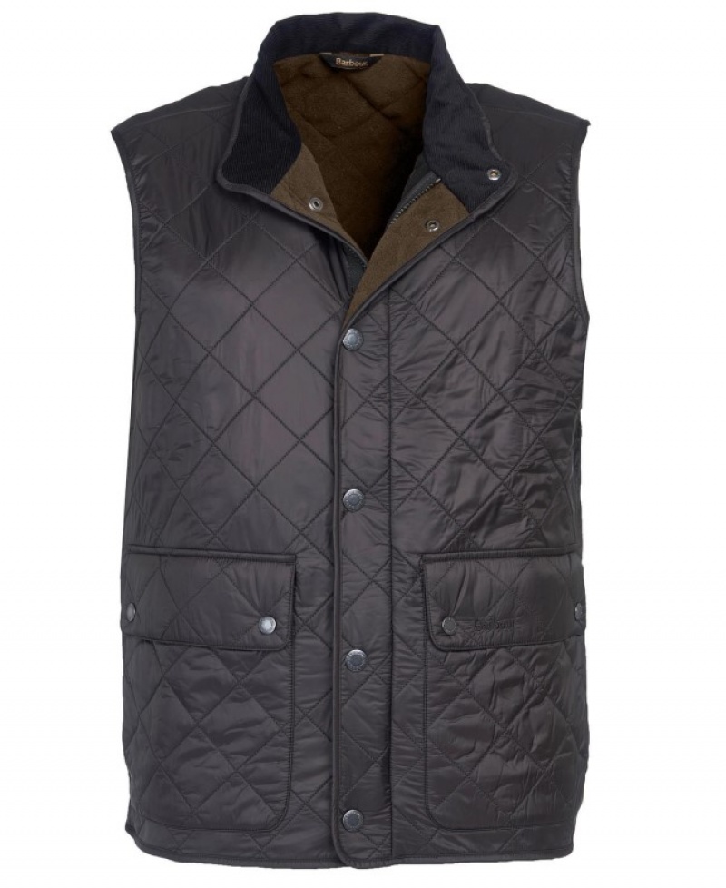 Chalecos Barbour Rosemount Polar Fleece Gilet Hombre Negros Mexico | C7N66034