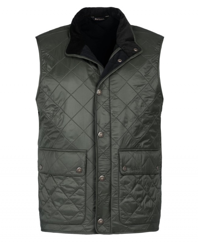 Chalecos Barbour Rosemount Polar Fleece Gilet Hombre Verdes Mexico | S2M18118