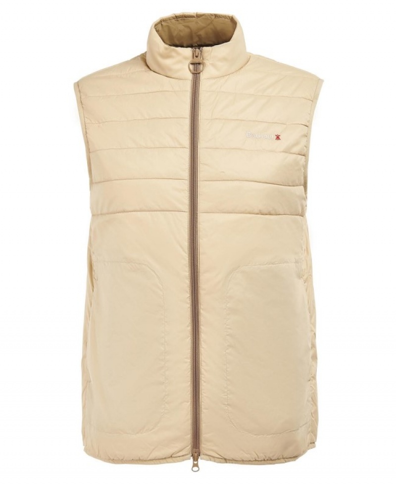 Chalecos Barbour Shoreline Gilet Hombre Creme Mexico | N4L36310