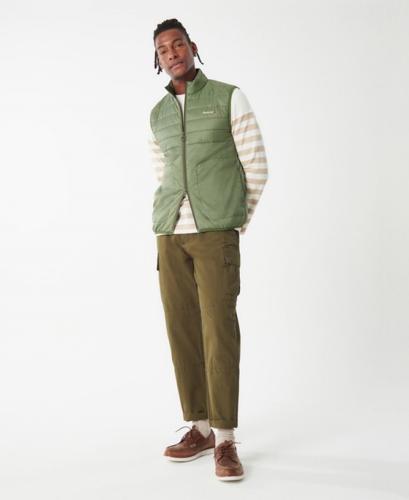 Chalecos Barbour Shoreline Gilet Hombre Verdes Mexico | K3S03148