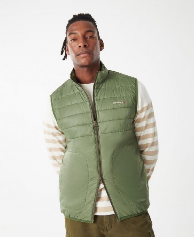 Chalecos Barbour Shoreline Gilet Hombre Verdes Mexico | K3S03148