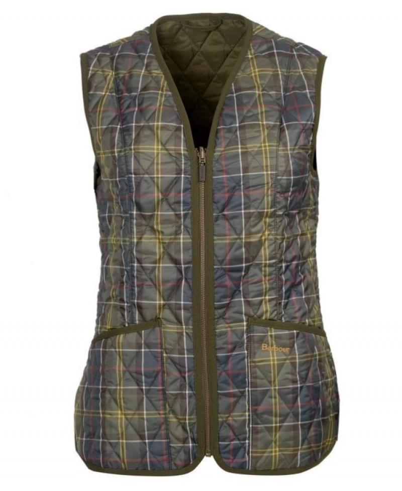 Chalecos Barbour Tartan Betty Liner Waistcoat Mujer Classic Tartan Mexico | D7Z48752