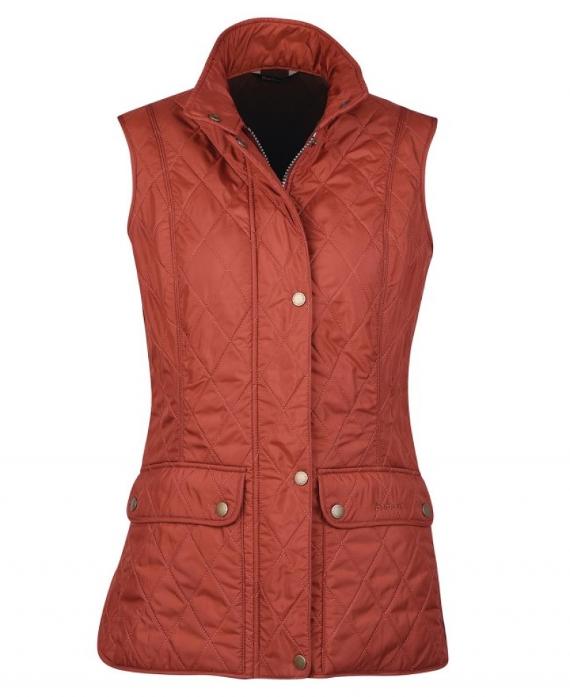 Chalecos Barbour Wray Gilet Mujer Rojos Mexico | B0P81119