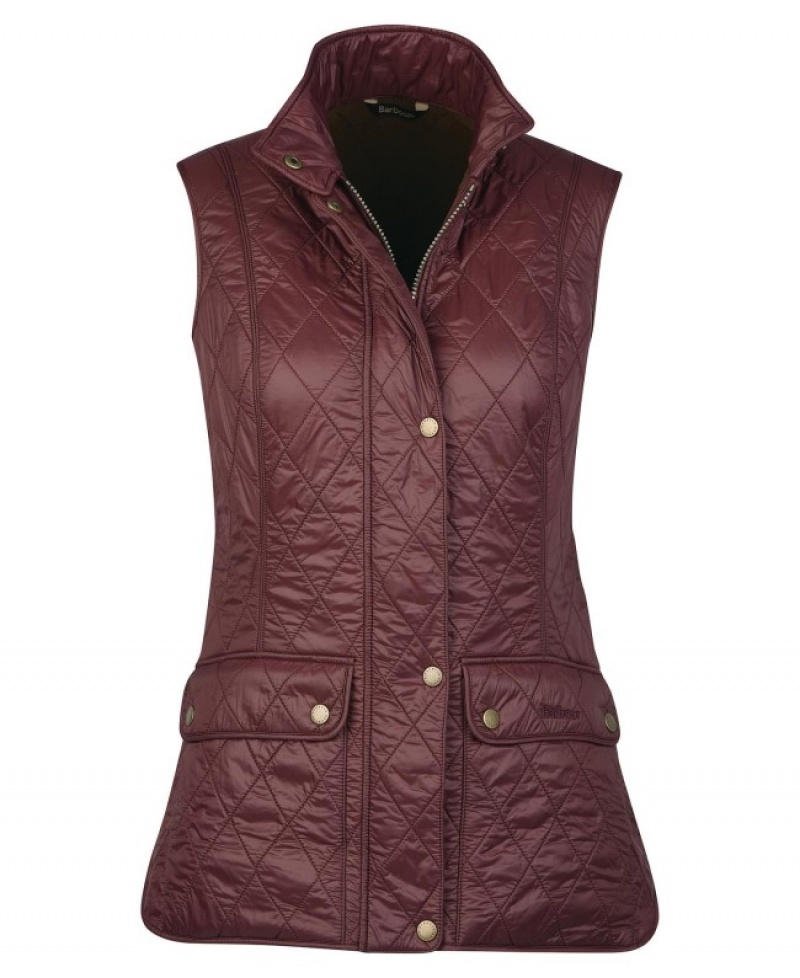 Chalecos Barbour Wray Gilet Mujer Vino Mexico | Y8H60746