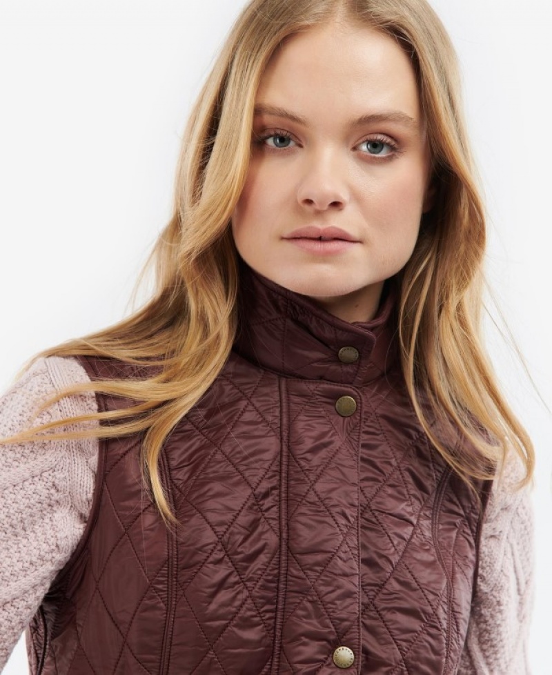 Chalecos Barbour Wray Gilet Mujer Vino Mexico | Y8H60746