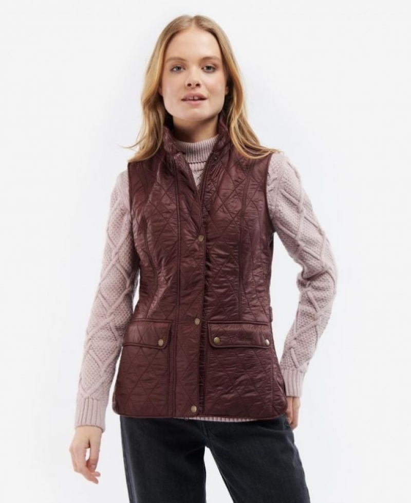 Chalecos Barbour Wray Gilet Mujer Vino Mexico | Y8H60746