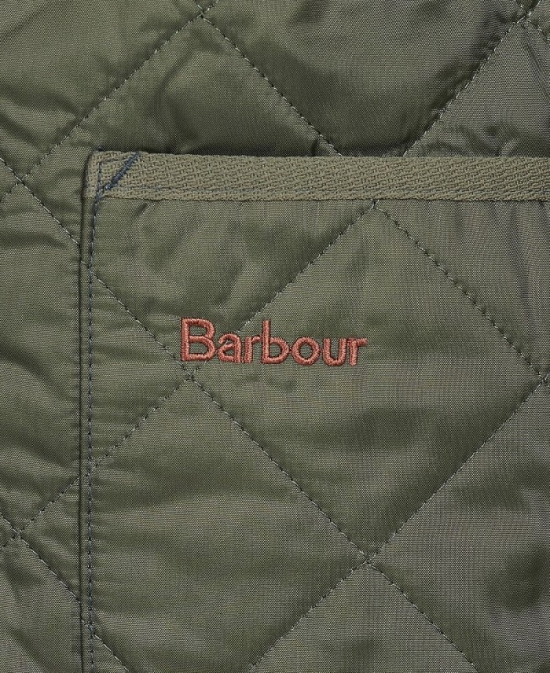 Chalecos Barbour Zip-In Liner Acolchado Waistcoat Hombre Verde Oliva Mexico | I8O62412