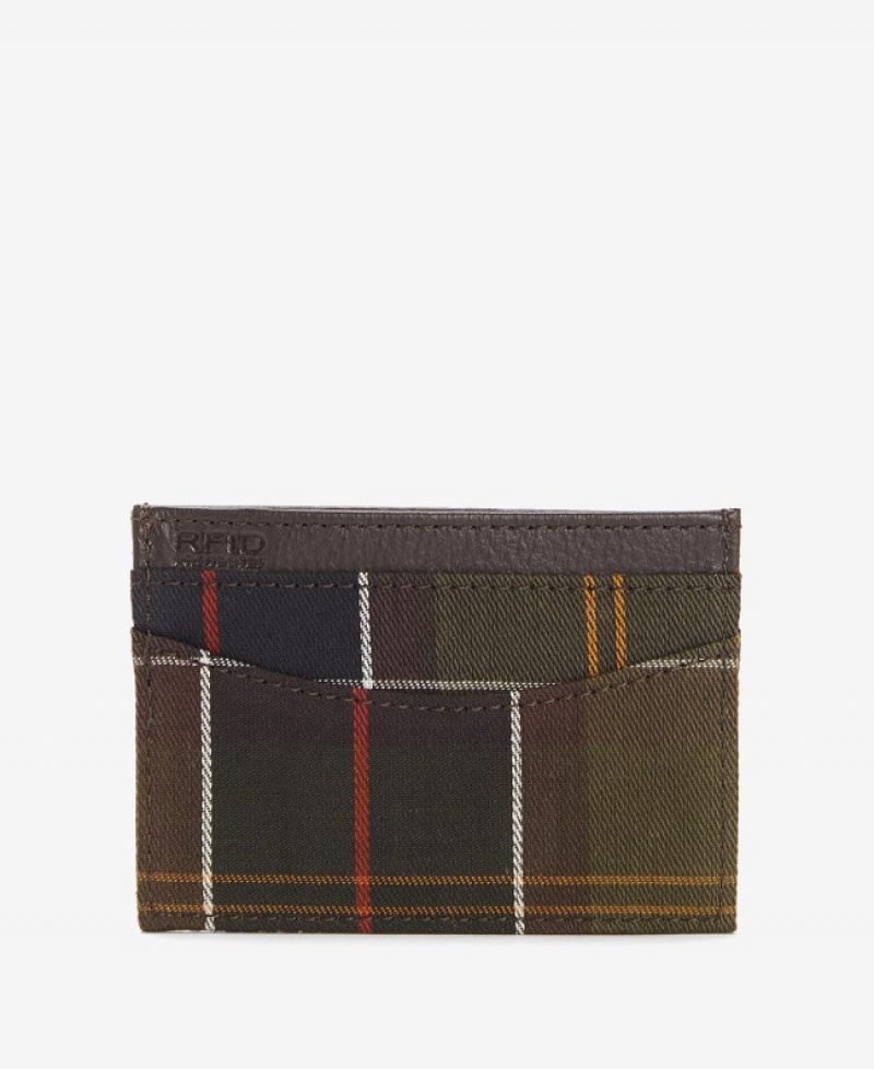 Wallets & Card Holders Barbour Tartan Card Holder Hombre Multicolor Mexico | R8L10586