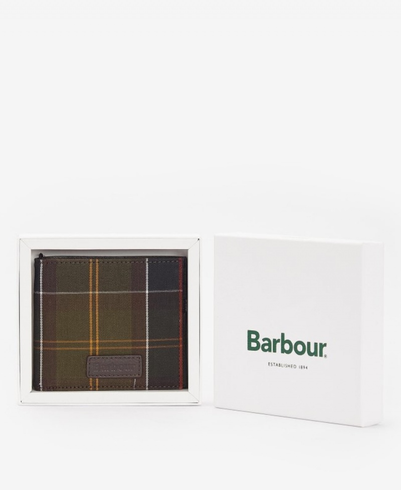 Wallets & Card Holders Barbour Tartan Hombre Multicolor Mexico | U3W08373