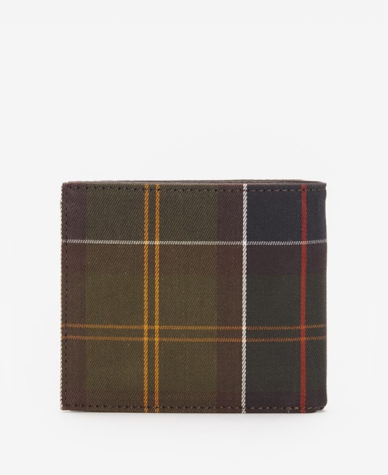 Wallets & Card Holders Barbour Tartan Hombre Multicolor Mexico | U3W08373