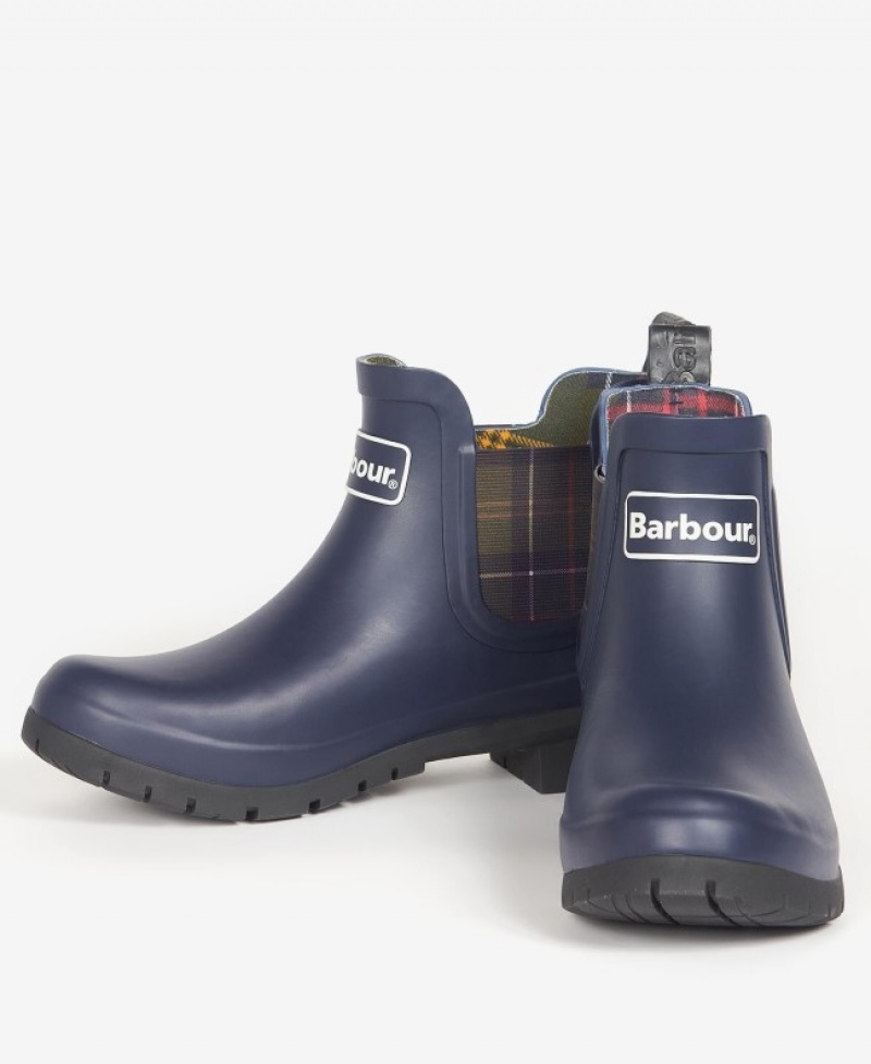 Wellingtons Barbour Kingham Mujer Azul Marino Mexico | V1F50422