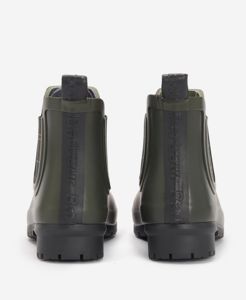 Wellingtons Barbour Kingham Mujer Verde Oliva Mexico | R2C88339