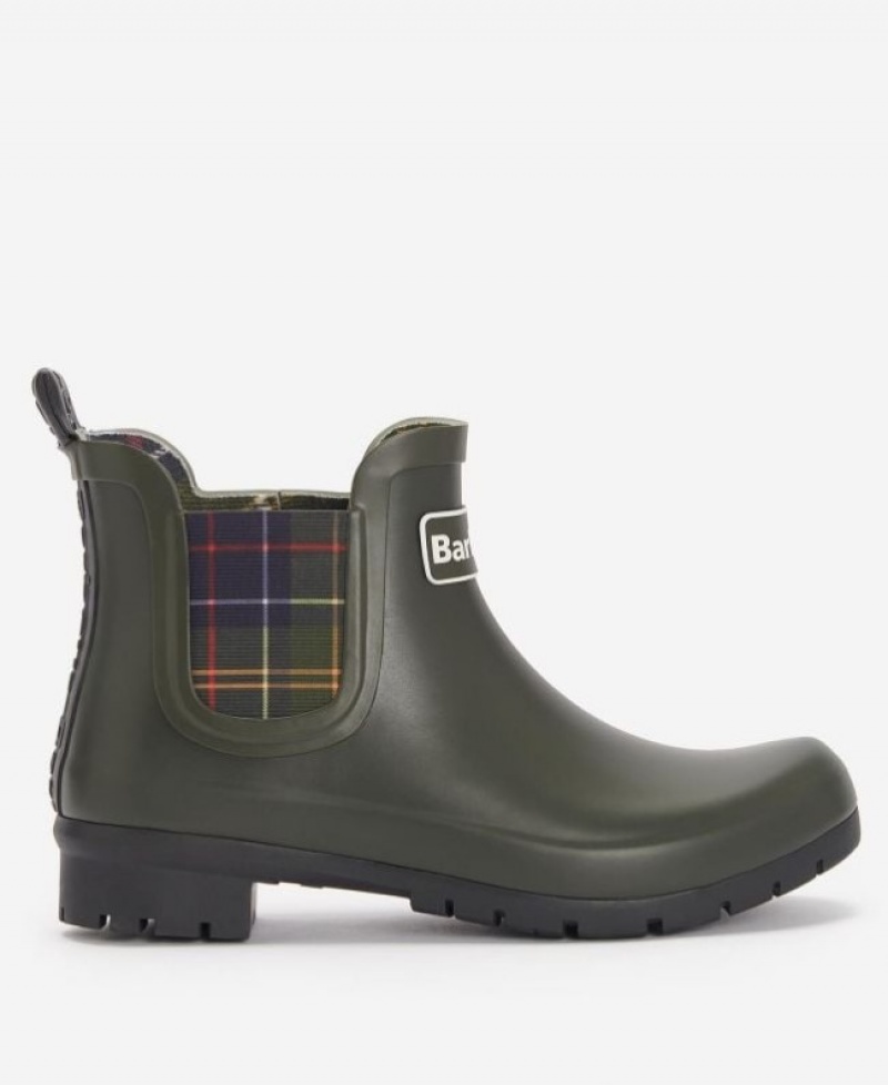 Wellingtons Barbour Kingham Mujer Verde Oliva Mexico | R2C88339