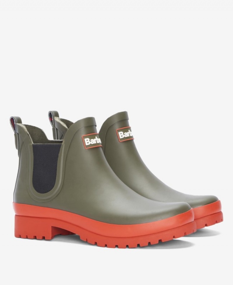 Wellingtons Barbour Mallow Mujer Verdes Mexico | K3X91408