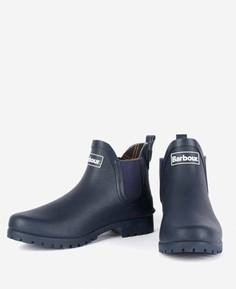 Wellingtons Barbour Wilton Mujer Azul Marino Mexico | P3G16612