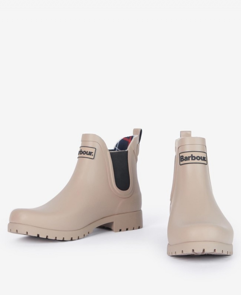 Wellingtons Barbour Wilton Mujer Beige Mexico | C1H07242