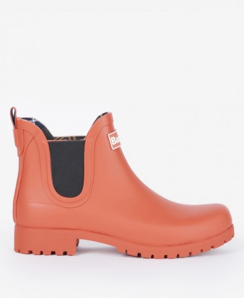 Wellingtons Barbour Wilton Mujer Naranjas Mexico | L9I83849