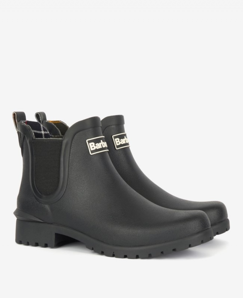 Wellingtons Barbour Wilton Mujer Negros Mexico | R6J53943