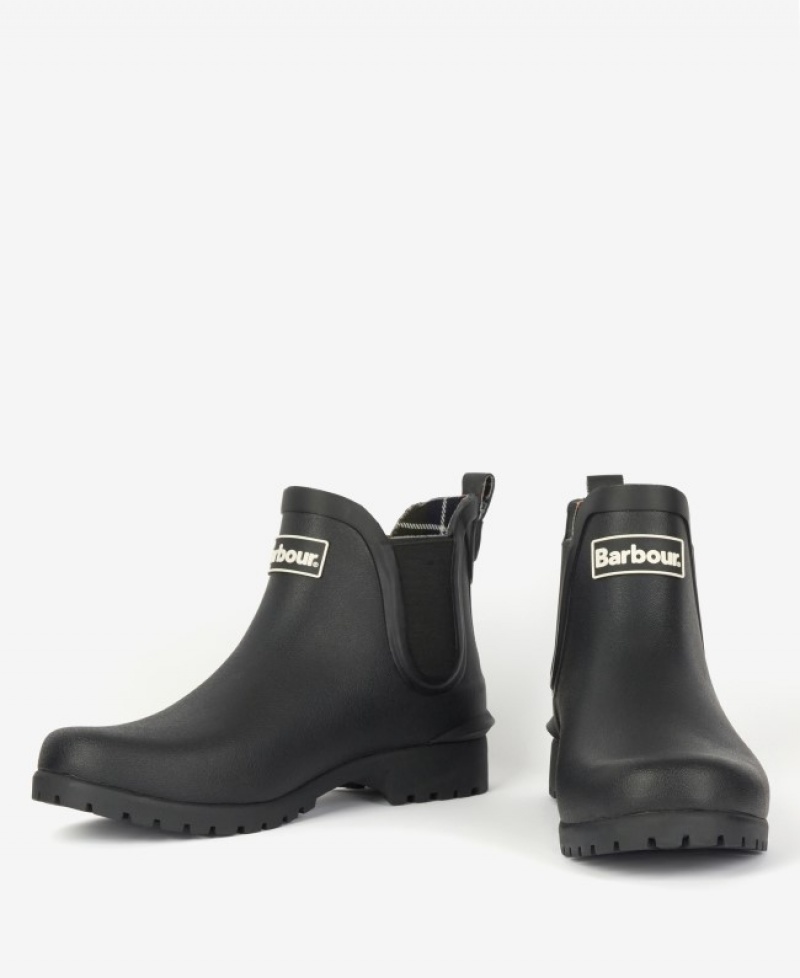 Wellingtons Barbour Wilton Mujer Negros Mexico | R6J53943