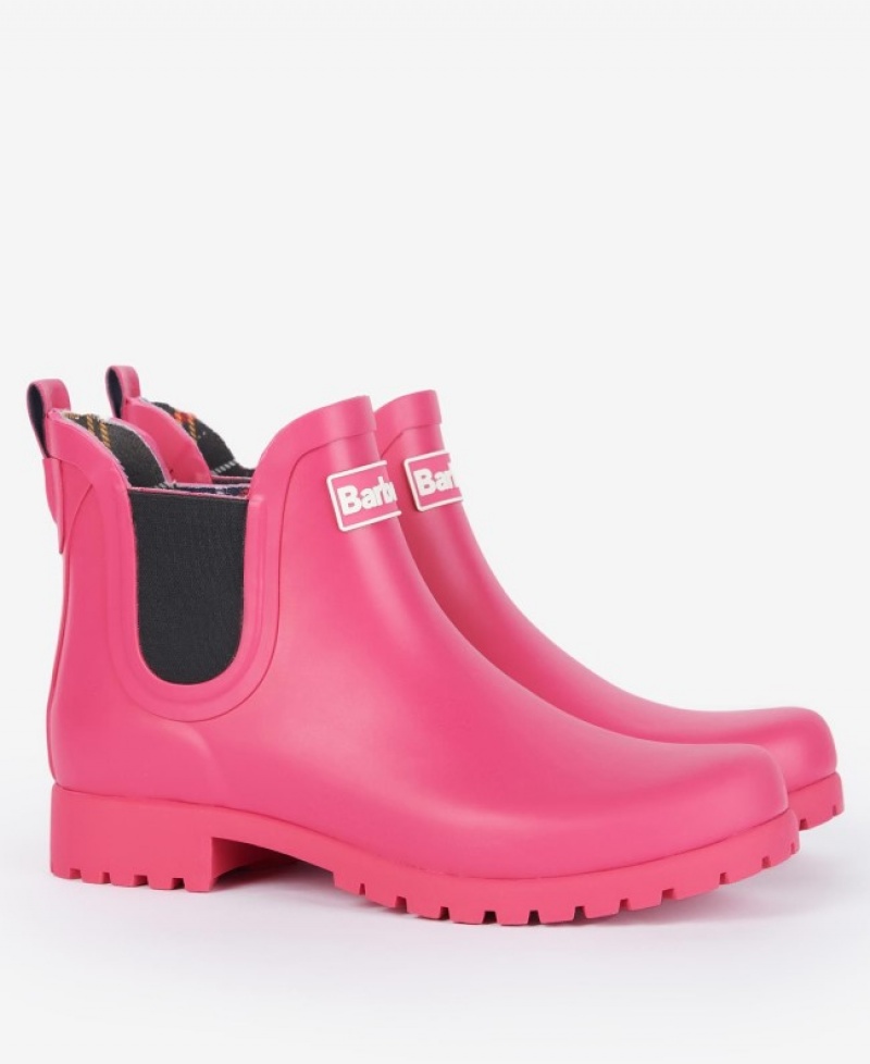 Wellingtons Barbour Wilton Mujer Rosas Mexico | Q0B17692