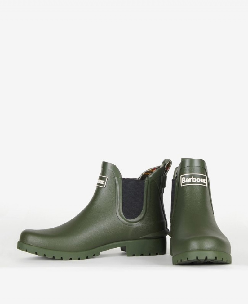 Wellingtons Barbour Wilton Mujer Verde Oliva Mexico | B3R33329