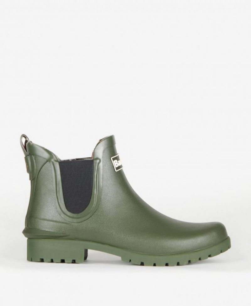 Wellingtons Barbour Wilton Mujer Verde Oliva Mexico | B3R33329