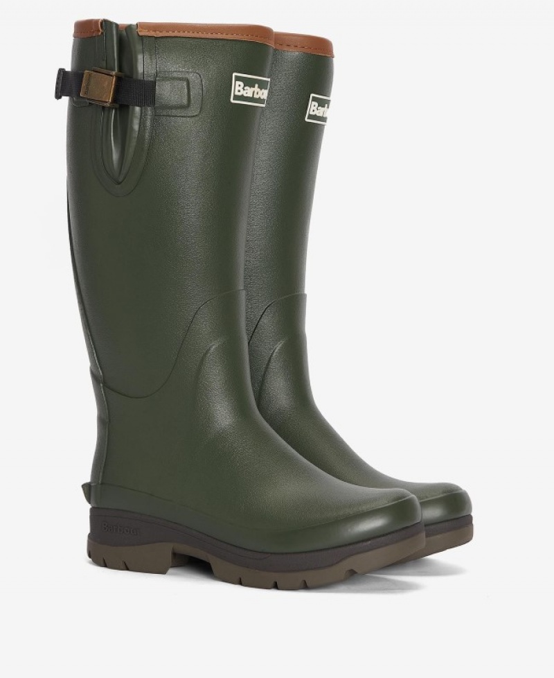 Wellingtons Barbour Womens Tempest Mujer Verde Oliva Mexico | U7B55841