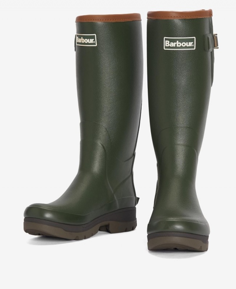 Wellingtons Barbour Womens Tempest Mujer Verde Oliva Mexico | U7B55841