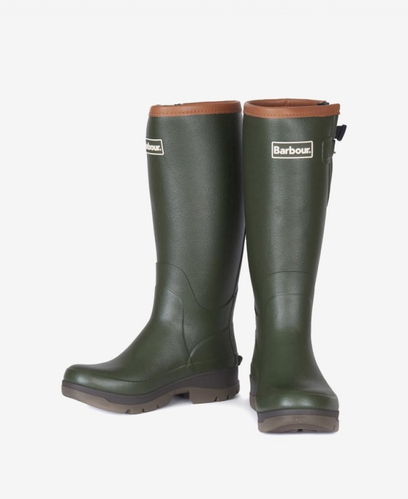 Wellingtons Barbour Womens Tempest Mujer Verde Oliva Mexico | U7B55841