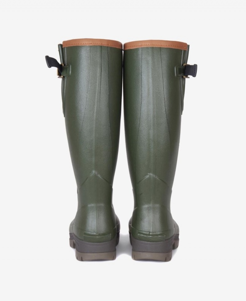 Wellingtons Barbour Womens Tempest Mujer Verde Oliva Mexico | U7B55841