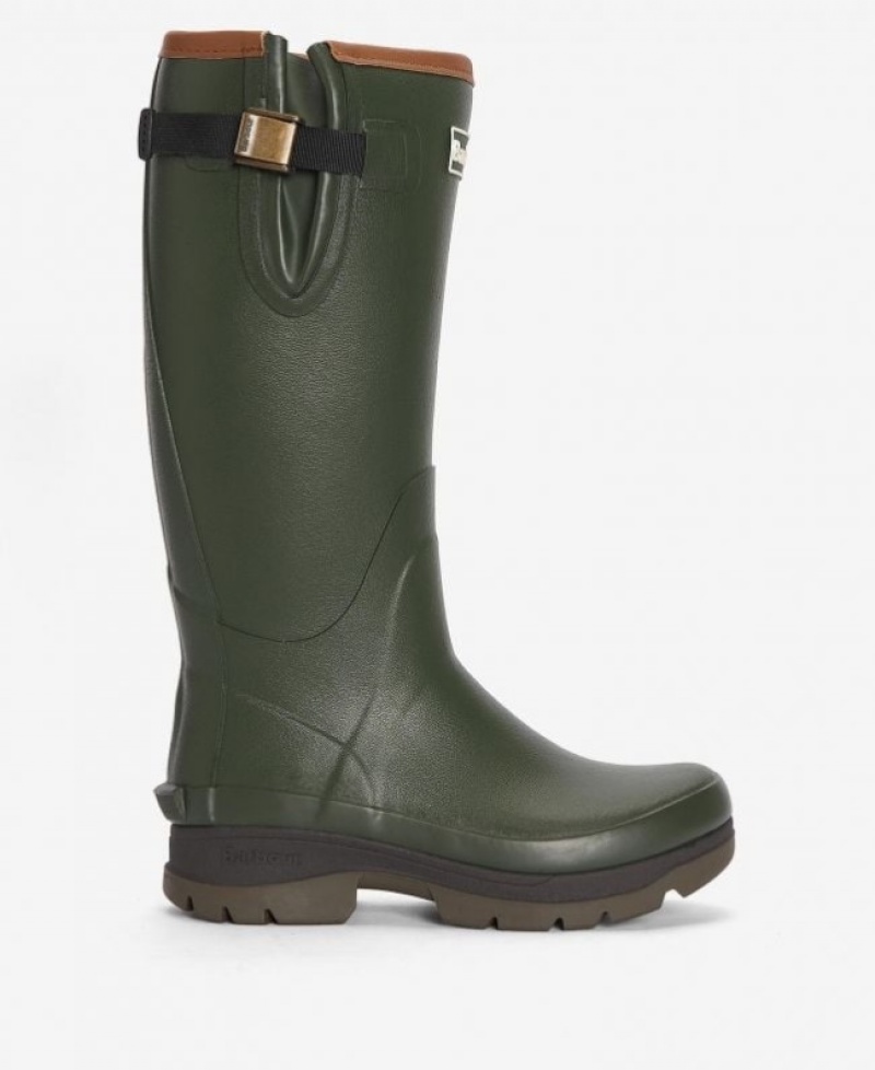 Wellingtons Barbour Womens Tempest Mujer Verde Oliva Mexico | U7B55841