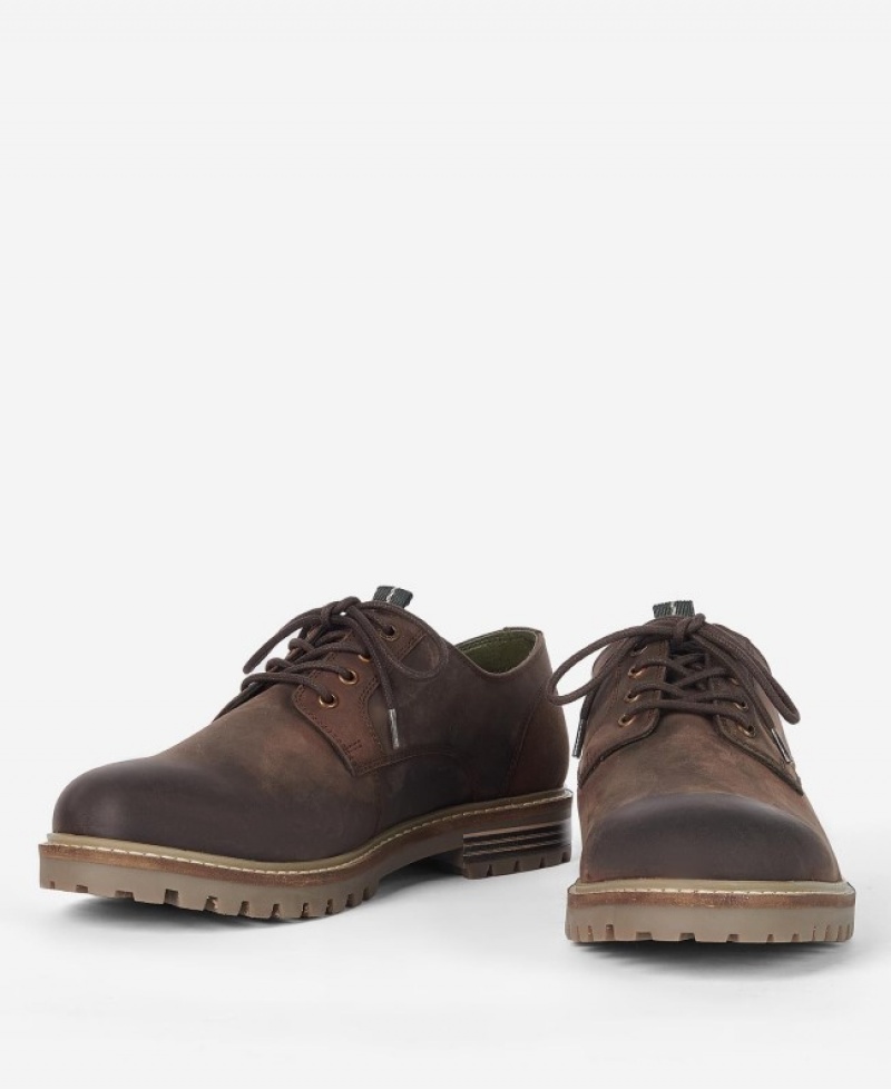 Zapatos Derby Barbour Sandstone Hombre Marrom Mexico | M0T96114